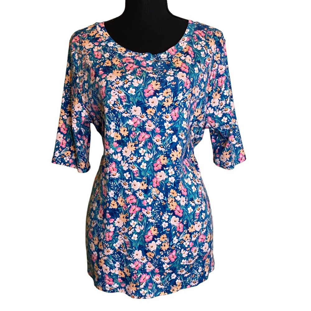 Croft & Barrow Classic Floral Tee